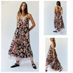 knee length dresses for ladies Baltic Born Womens Amalfi Midi Dress | Lemon Print main image 0